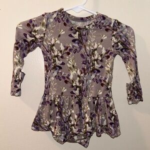 Posh Peanut Trinity Floral Long Sleeve Twirl